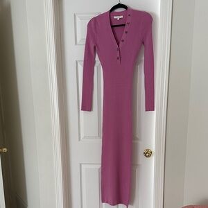 Favorite Daughter Mauve Long Sleeve Dress